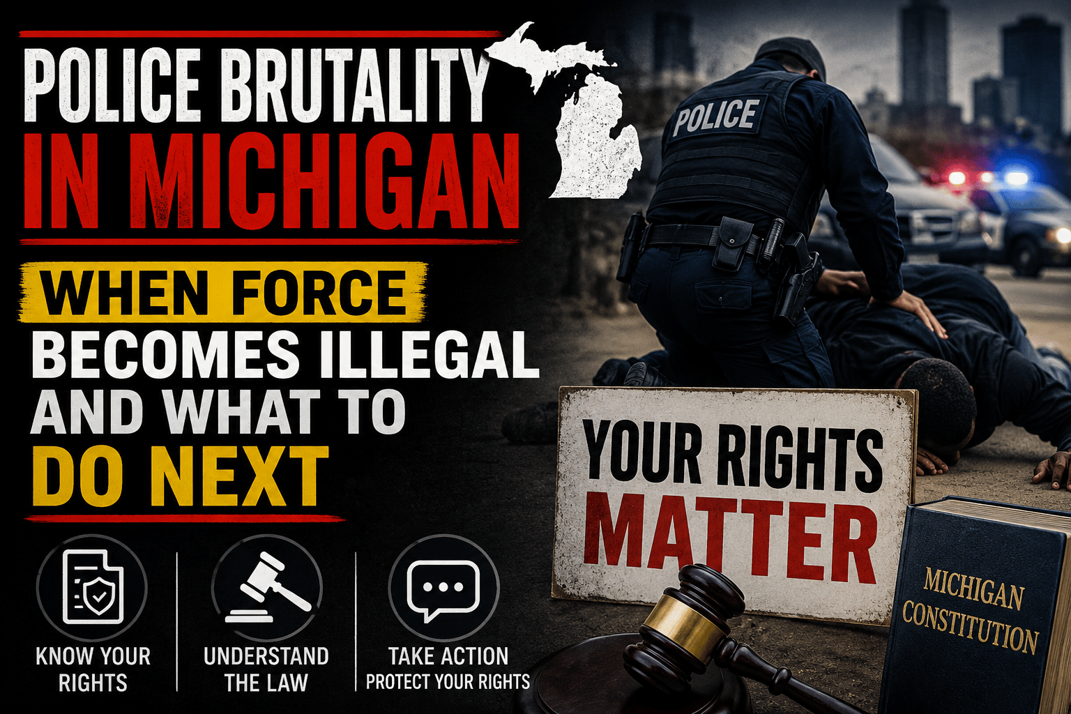 Police Brutality in Michigan: When Excessive Force Is Illegal
