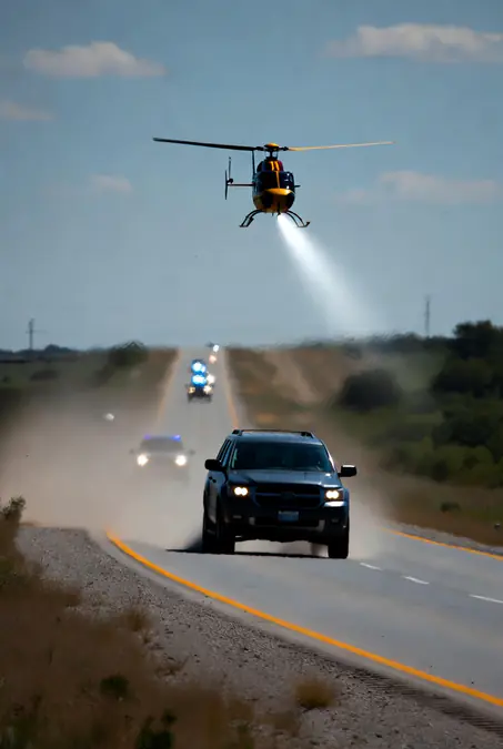 Kent County US-131 Fleeing Driver Tracked by Police Helicopter