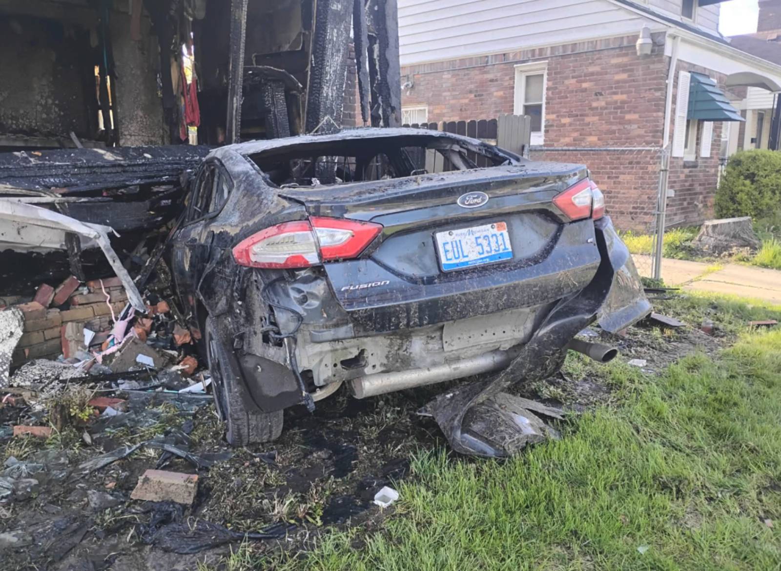 Speeding Driver Destroys Detroit Family's Home at Puritan and Harlow, Sparking Fire and Displacing a Woman, Her Son, and Her Elderly Father Battling Cancer