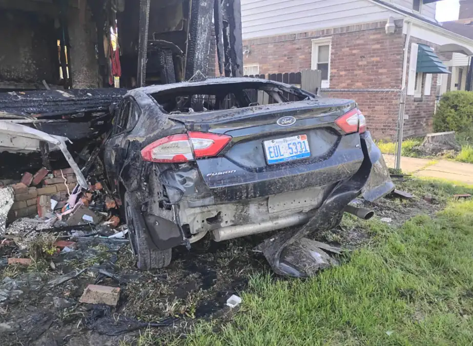 Speeding Driver Crashes Into Detroit Home at Puritan and Harlow