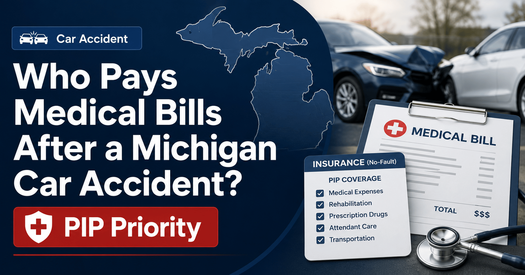 Who Pays Medical Bills After a Michigan Car Accident? PIP Priority