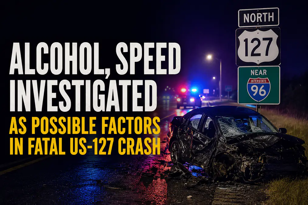 Alcohol and Speed Reviewed in Fatal US-127 Crash Near I-96