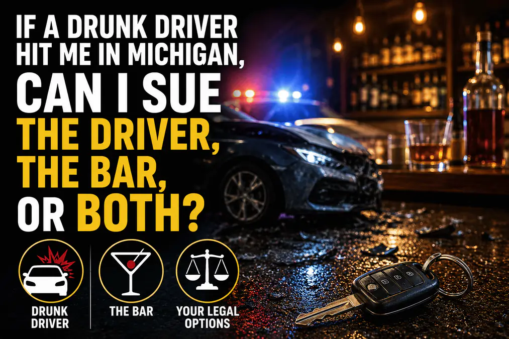 Can You Sue a Bar or Drunk Driver After a Michigan Drunk Driving Crash?