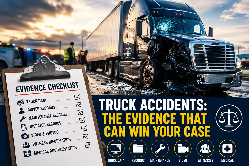 What Evidence Must Be Preserved After a Michigan Truck Accident?