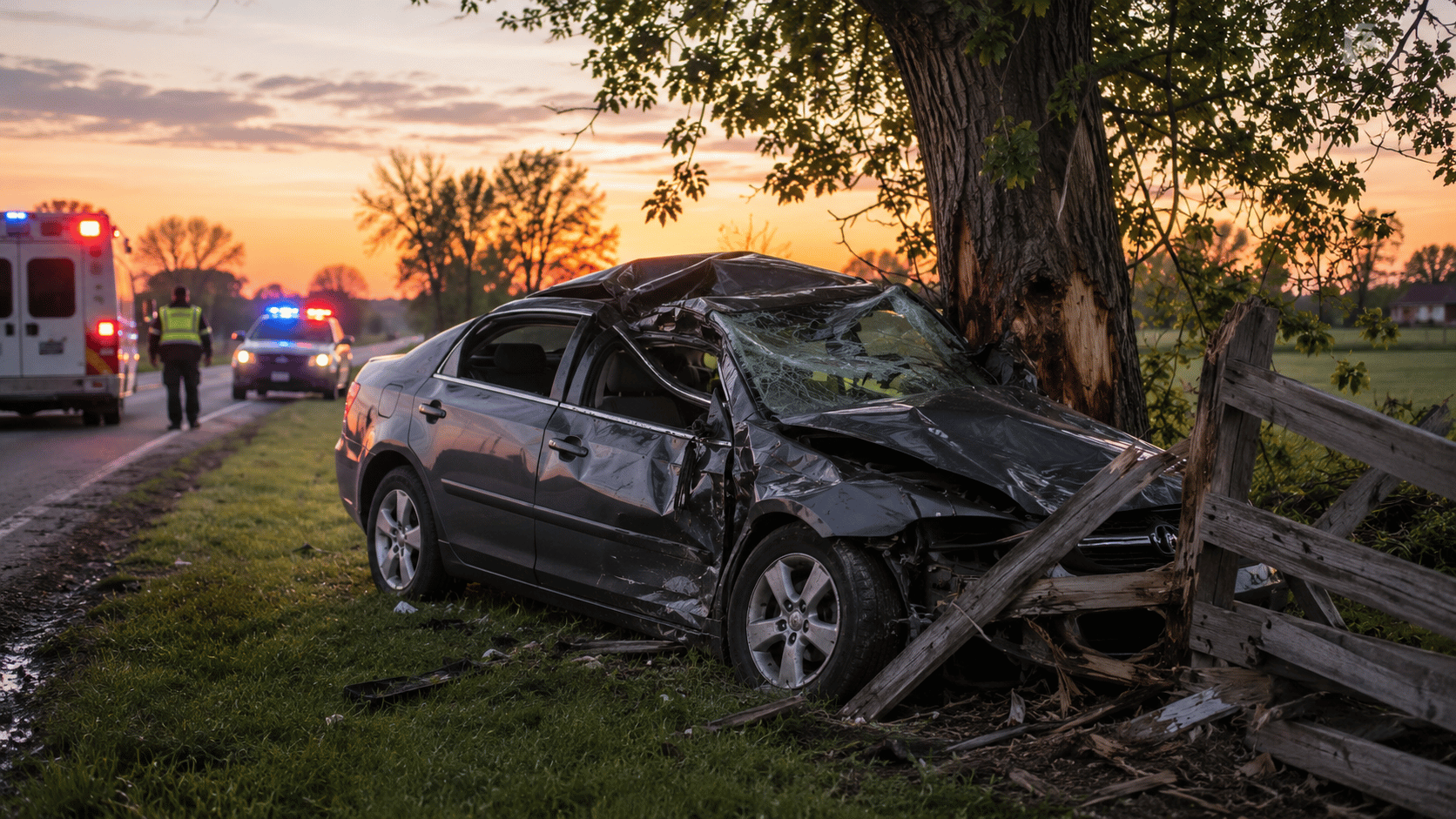 Medical Event Injures Big Rapids Woman in Mecosta County Crash