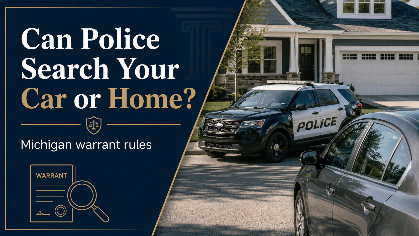 Can Police Search Your Car or Home Without a Warrant in Michigan?