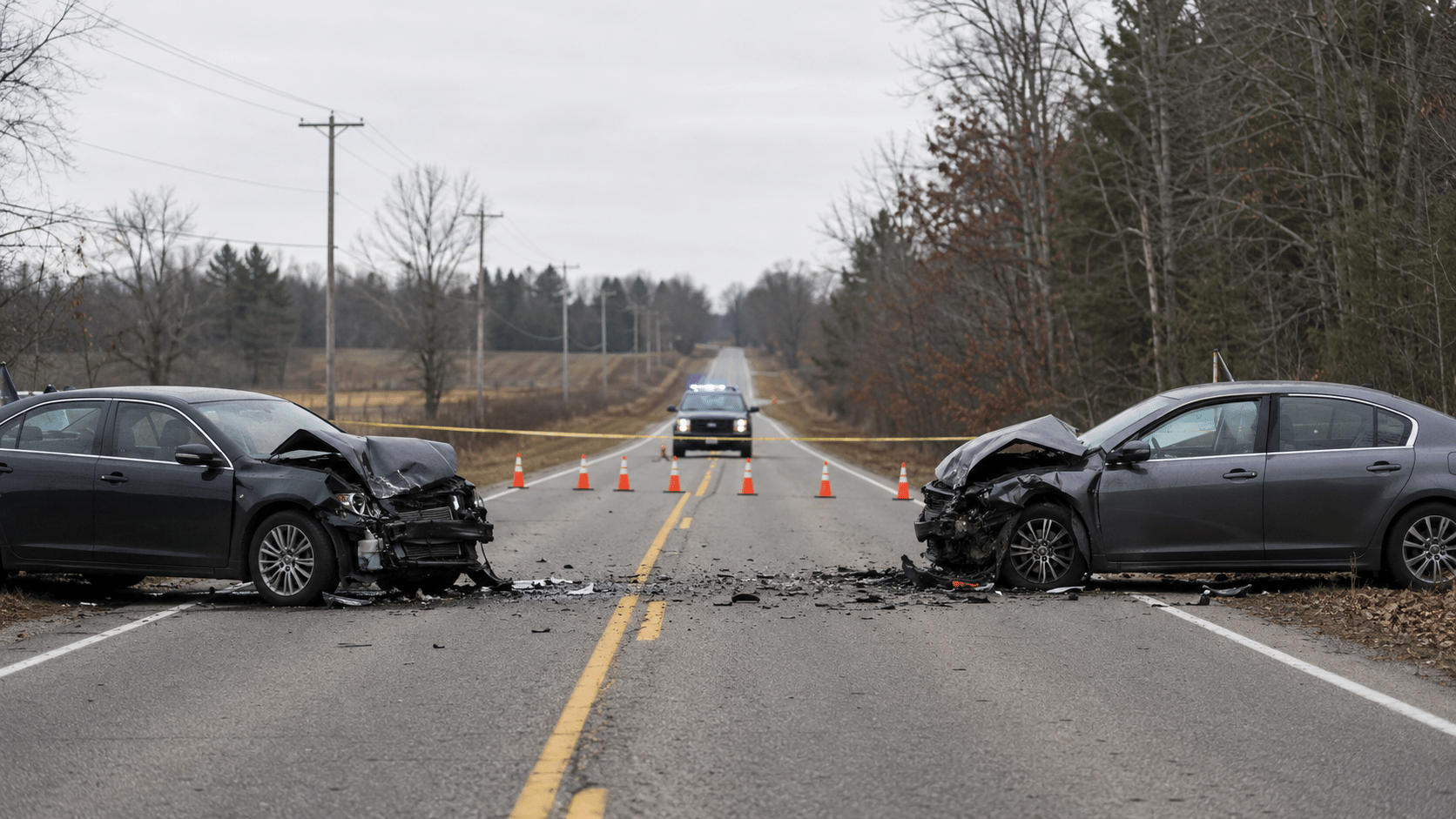 Serious head on crash shuts down Holton Road Tuesday afternoon