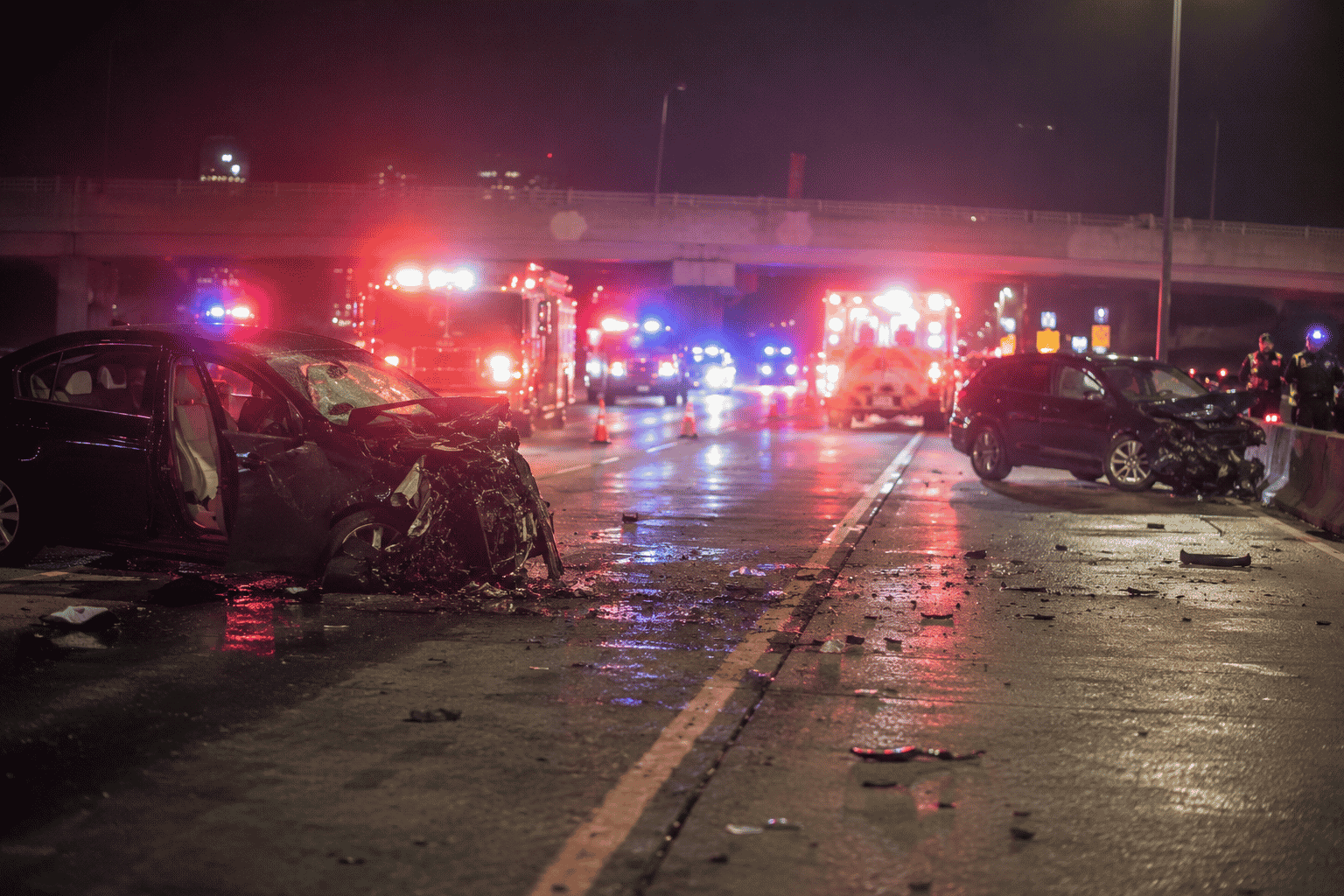 Wrong way crash closes I-75 in Detroit