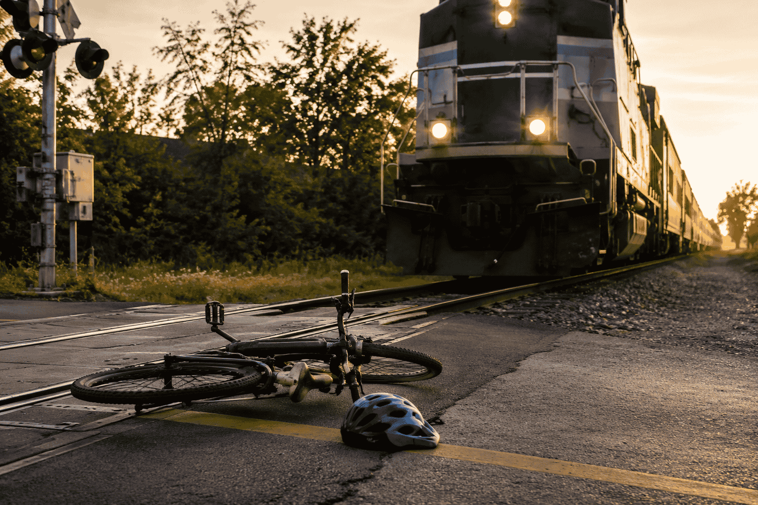 Kalamazoo bicyclist killed after being hit by train Monday