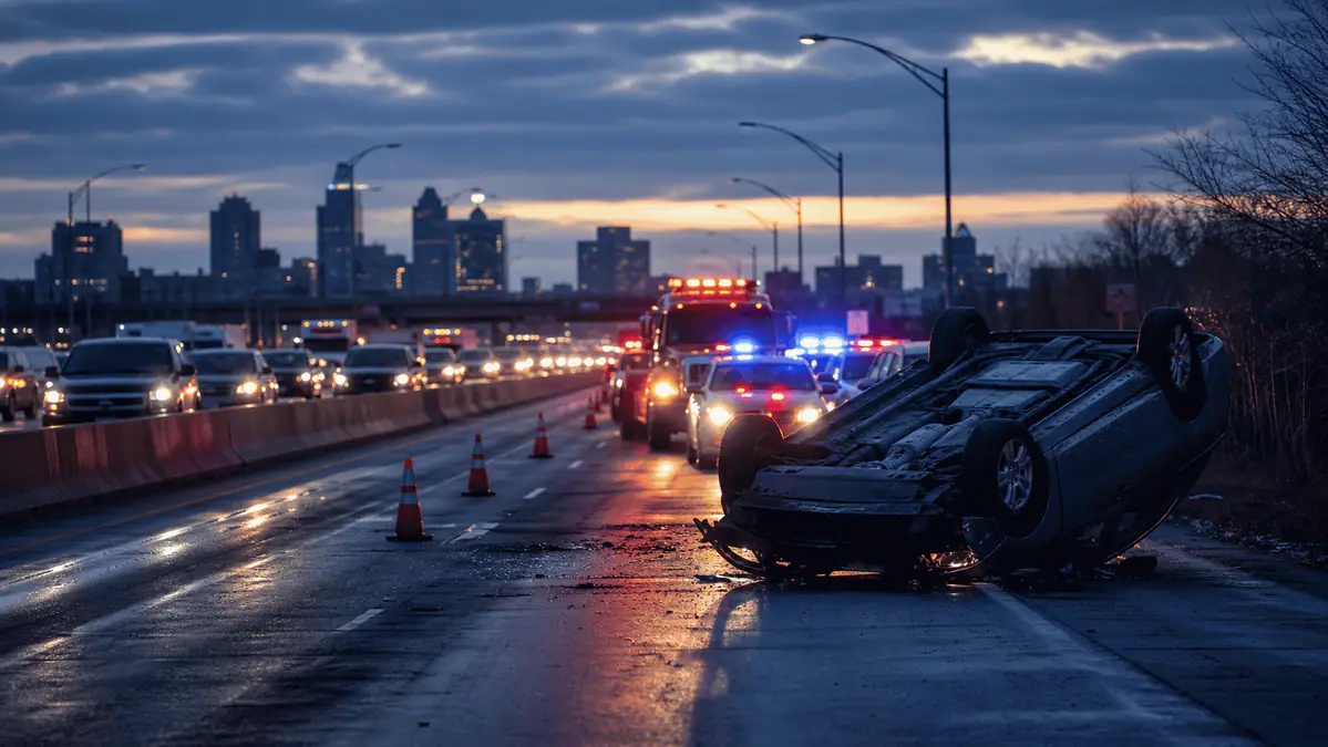 I-94 crash shuts down early morning Detroit commute