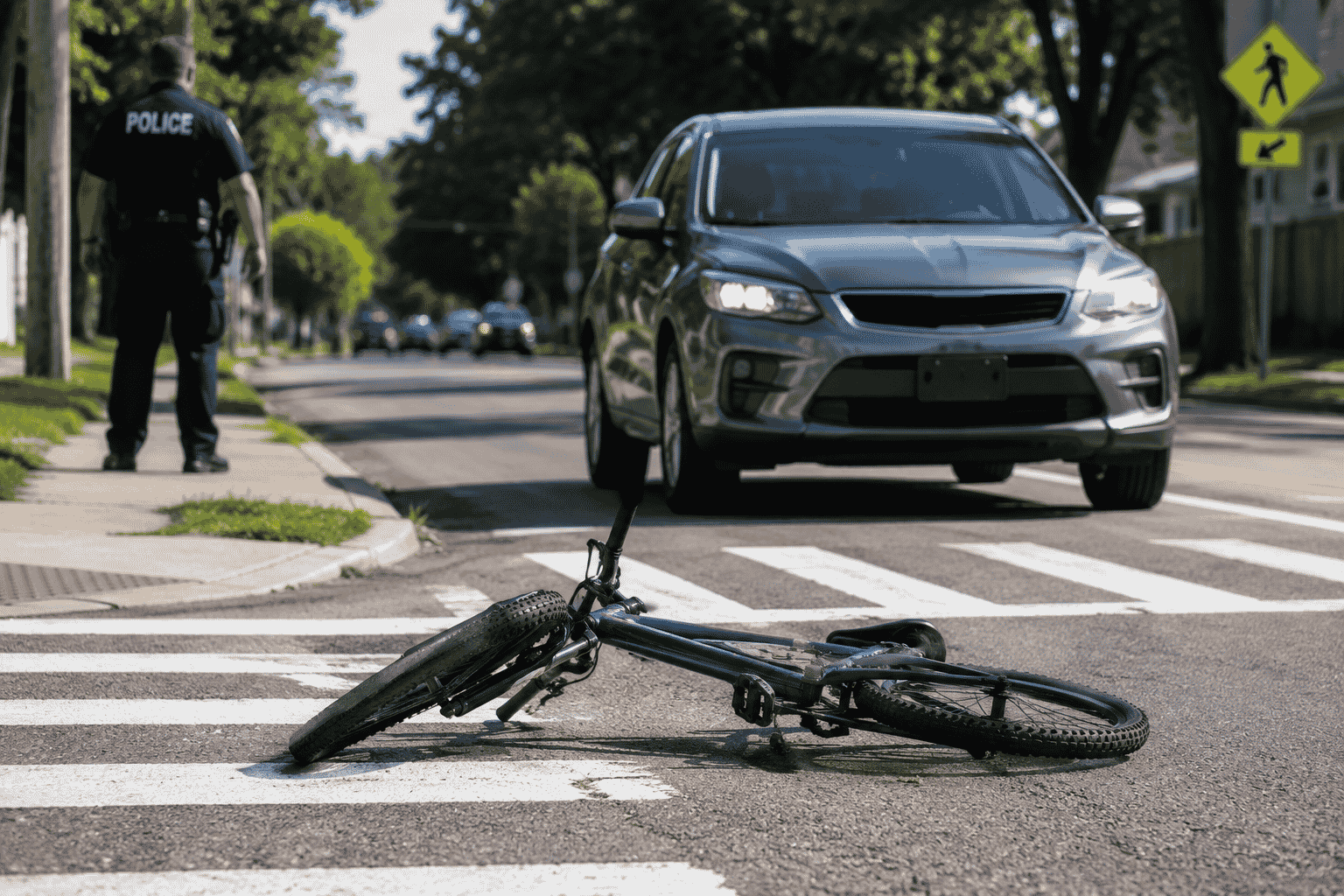 Grandville juvenile seriously injured after being hit by car on a bike