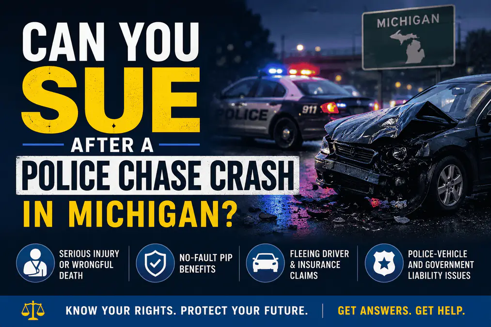 Can You Sue After a Police Chase Crash in Michigan?