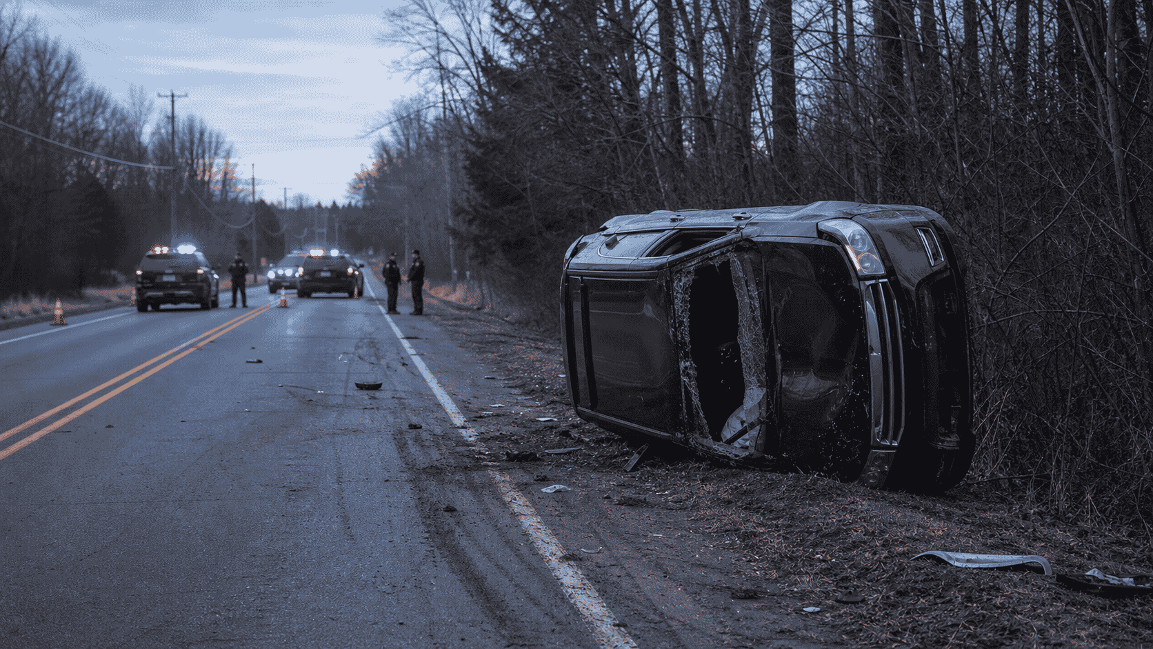 Cannon Township rollover crash leaves 1 in critical condition
