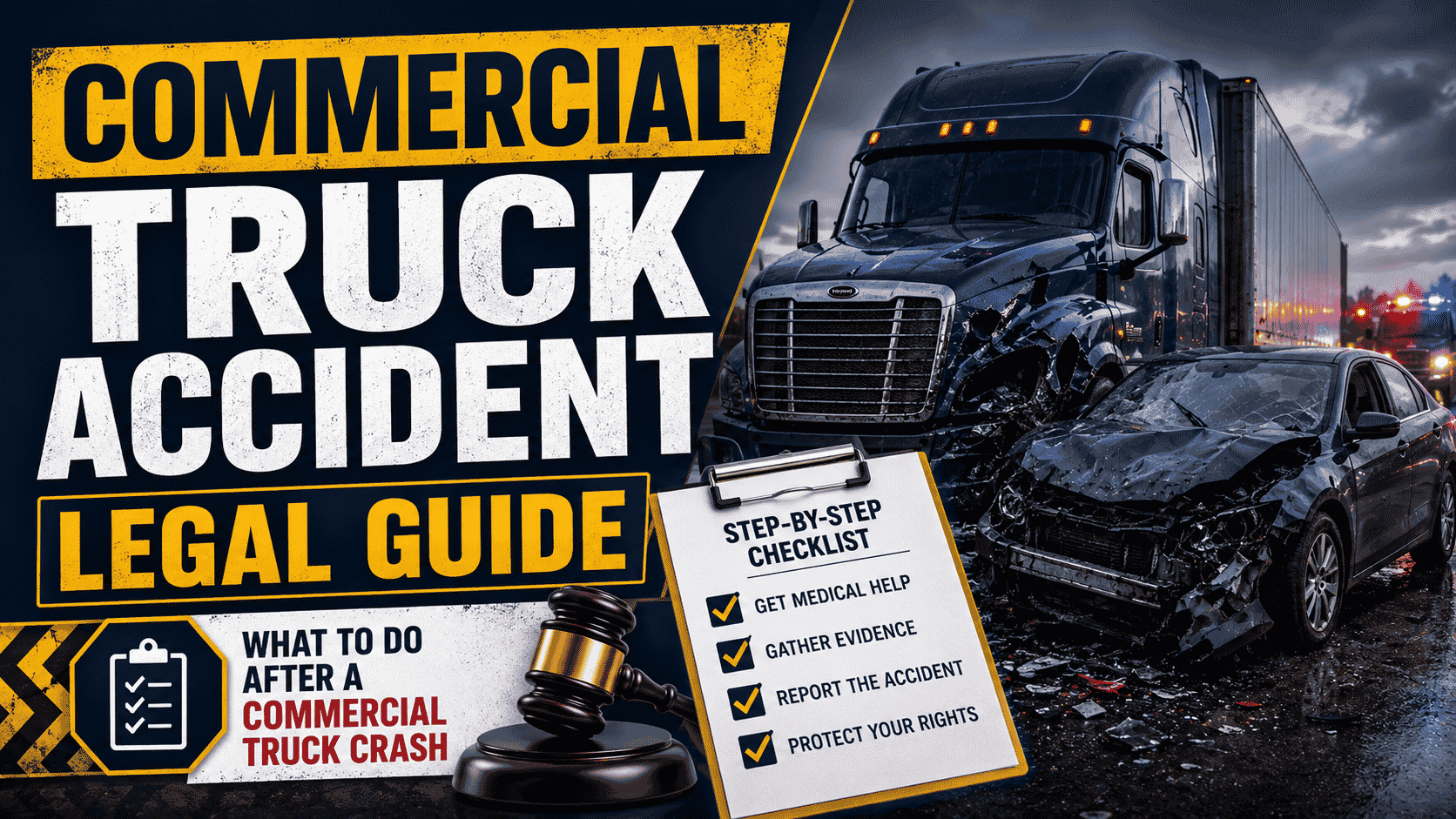 Michigan Commercial Truck Accident Claims: PIP, Liability and Evidence