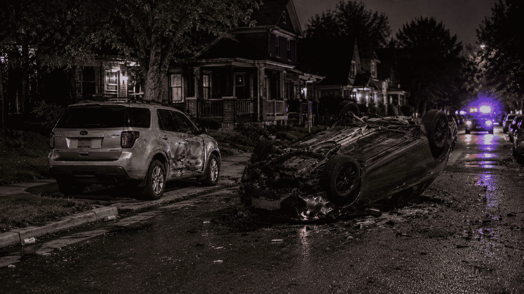 Detroit Lyft passengers saw driver drinking in car before rollover crash