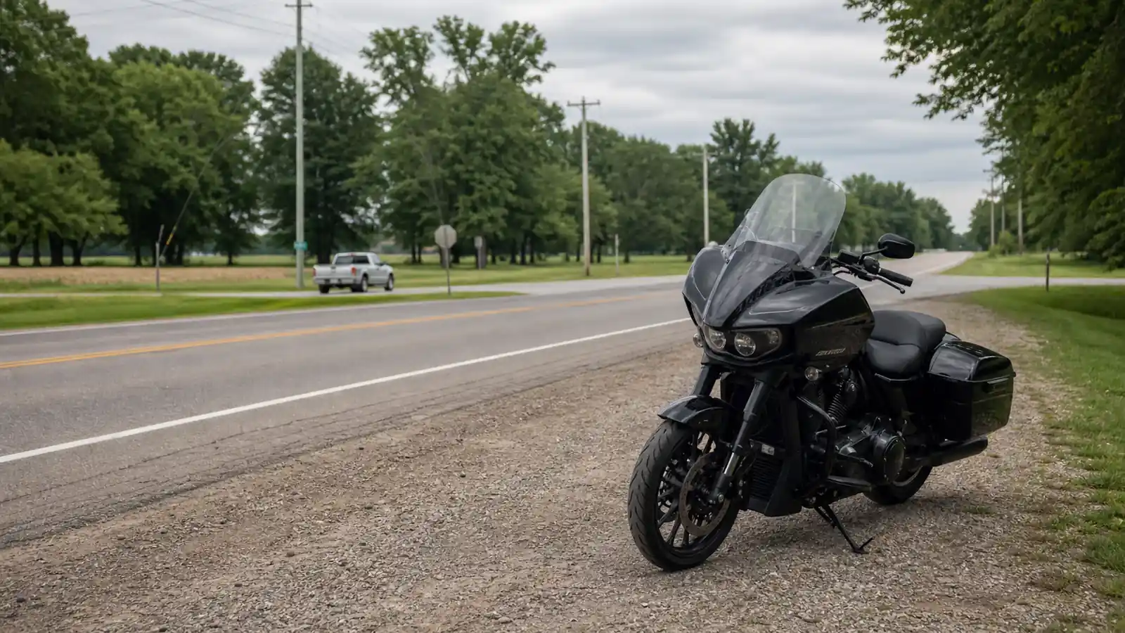 Hillsdale man injured after motorcycle collided with pickup