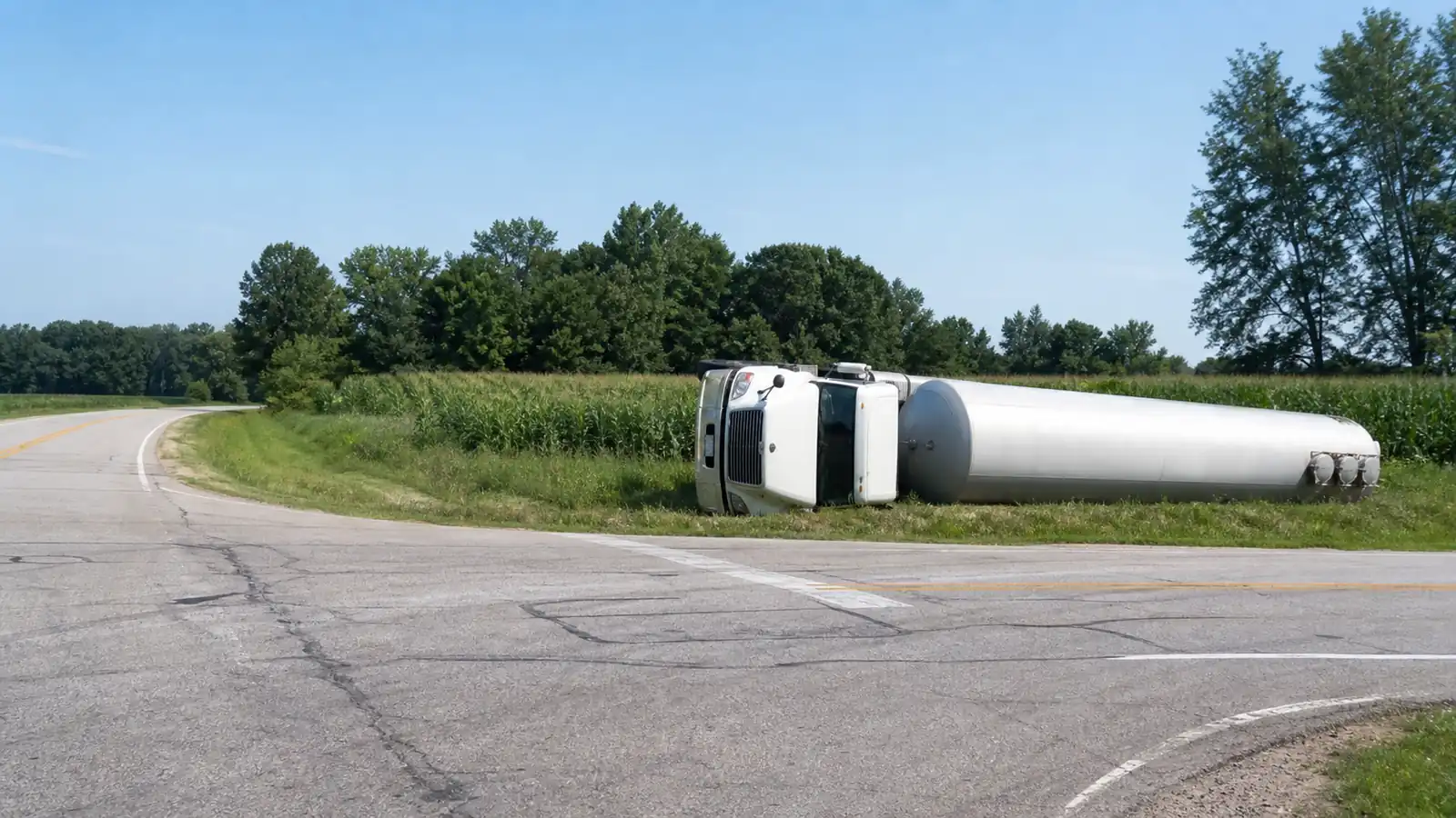 Bangor Township man dies after crash with semi in Van Buren County