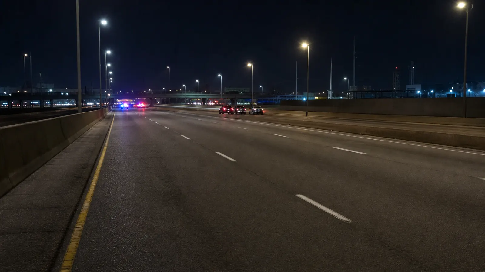 One hospitalized, driver taken into custody after three-vehicle I-94 crash in Detroit