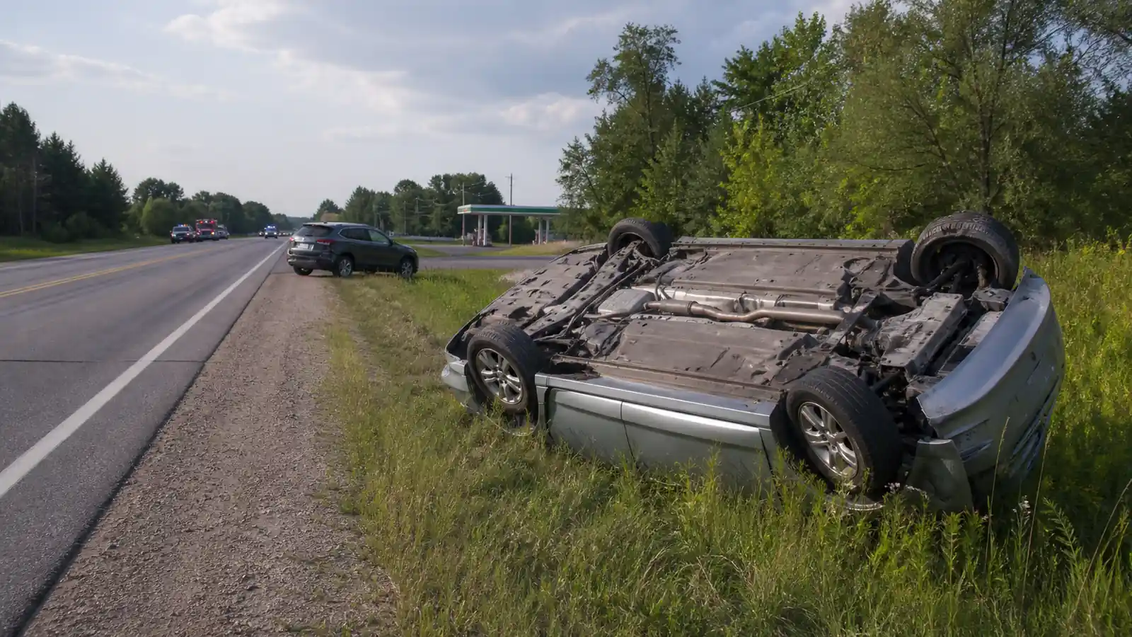 Driver killed, three hospitalized after M-37 rollover crash in Lake County
