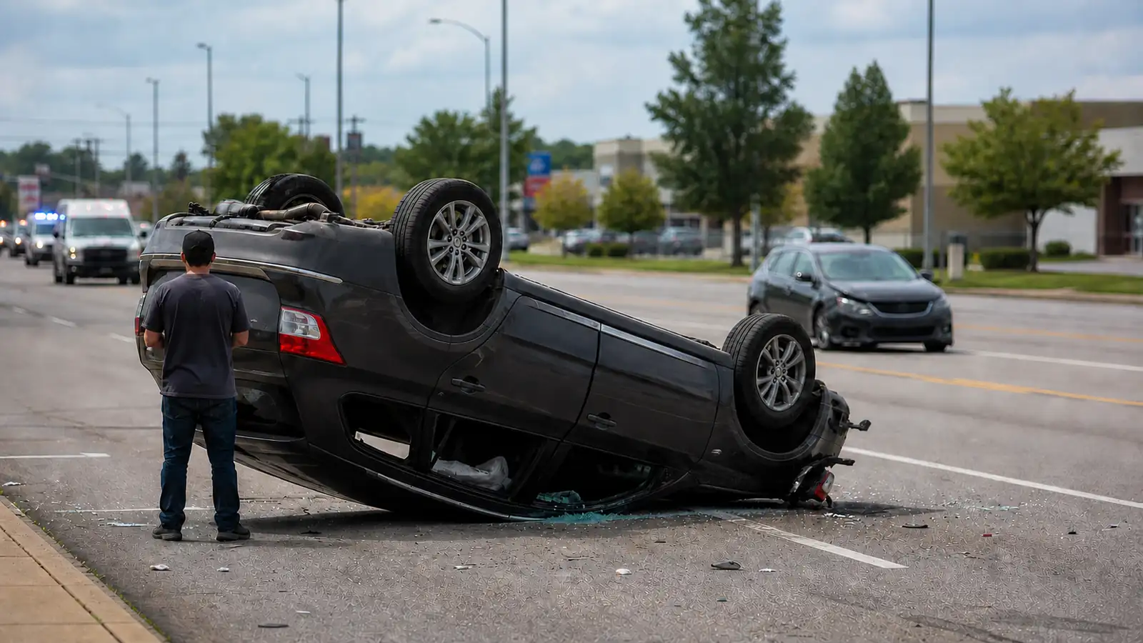 Bystander pulled victims from Kalamazoo rollover, 3 taken to hospital