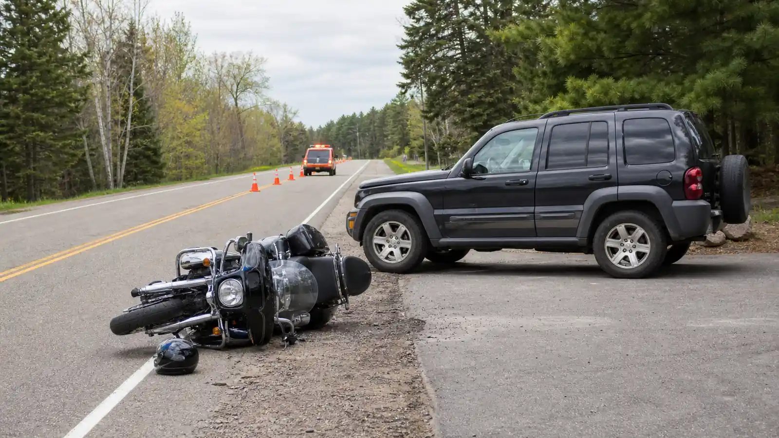 St. Ignace motorcyclist, 62, dies after US-2 crash
