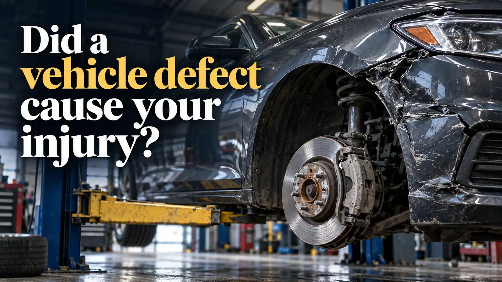 Did a Vehicle Defect Cause Your Michigan Crash | Michigan Legal Center