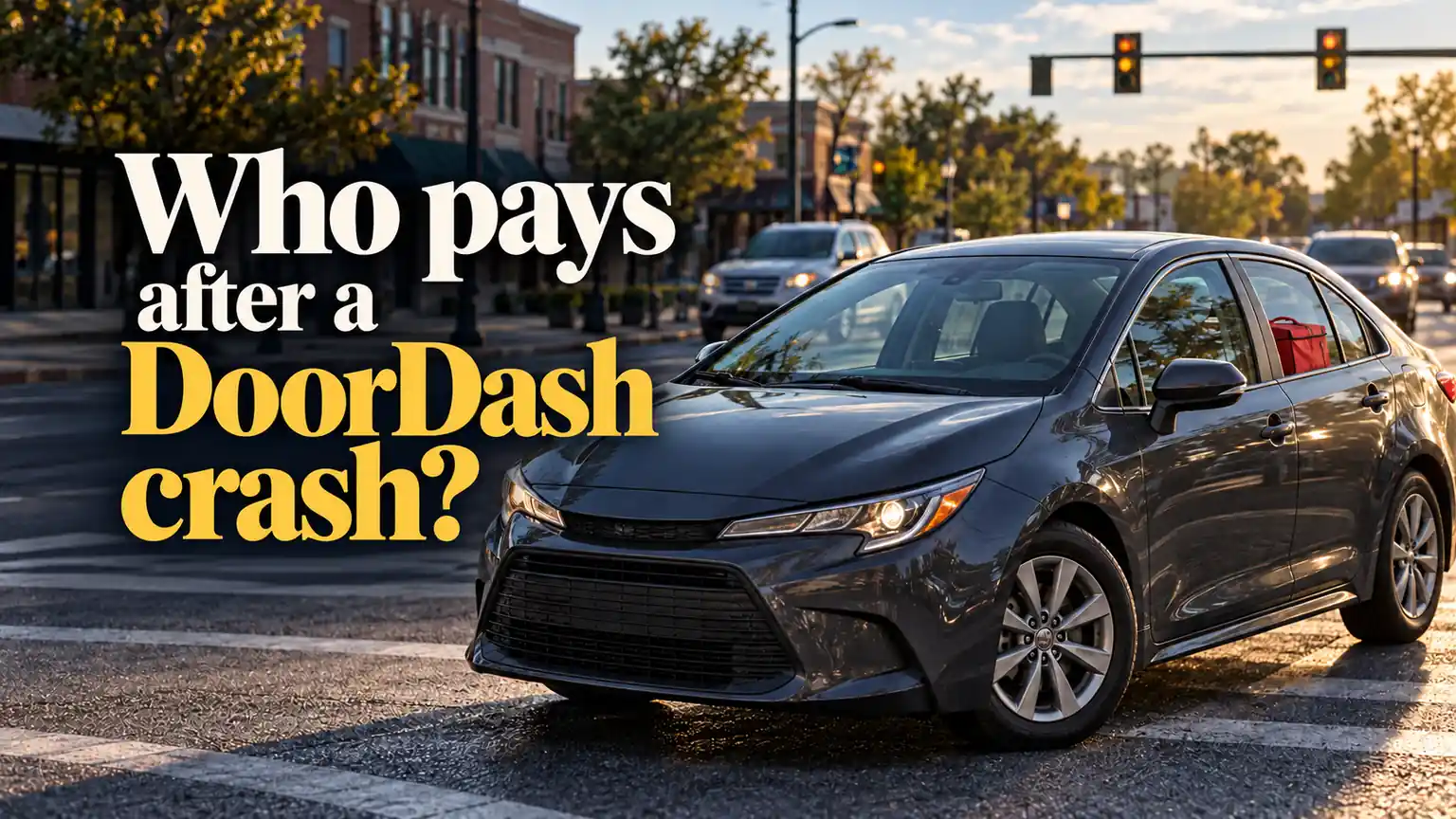 Hit by a DoorDash Driver in Michigan: Who Pays?