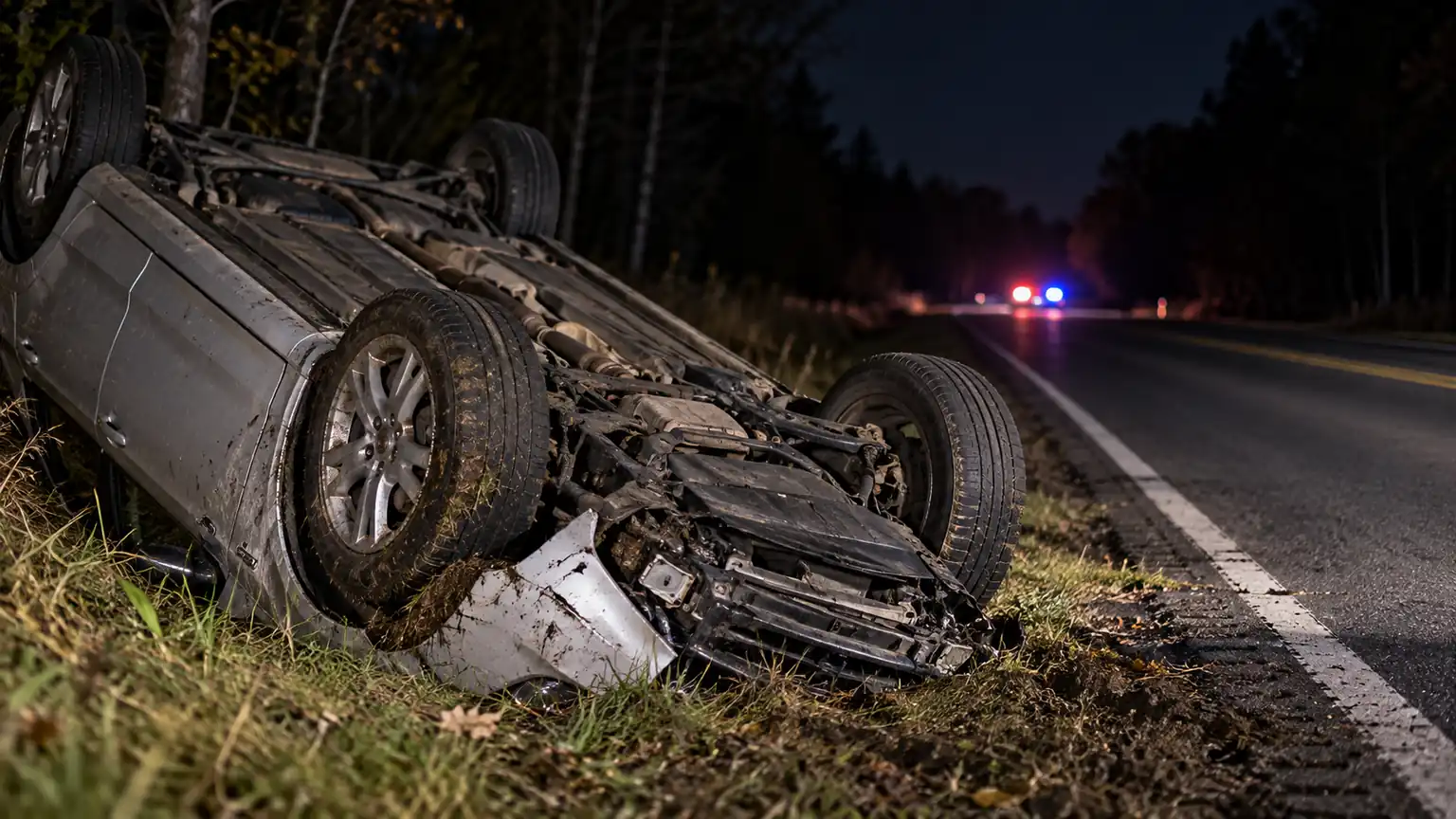 Man arrested after Richland Township rollover crash