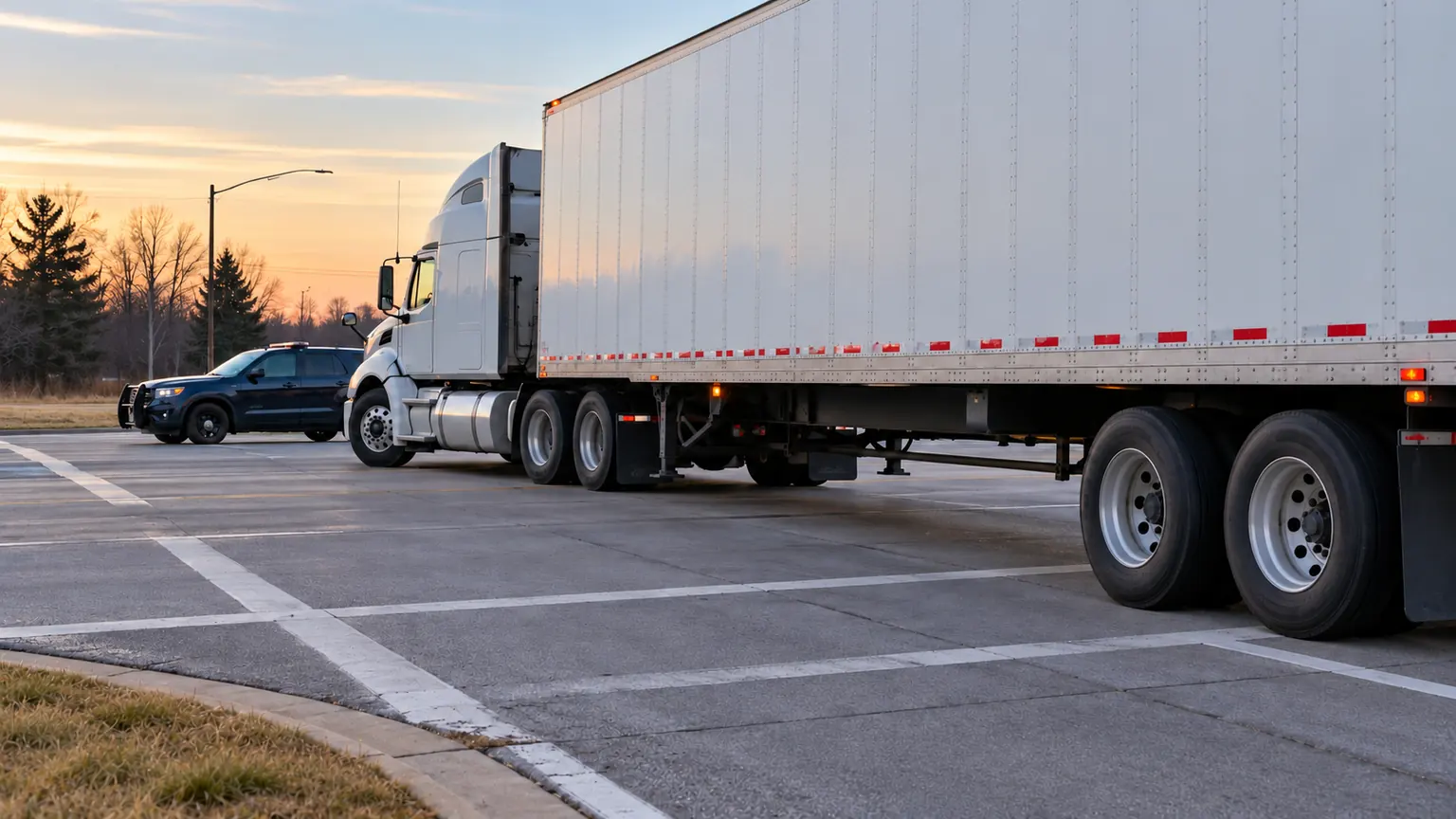 Man dies in Flint Township semi-truck crash
