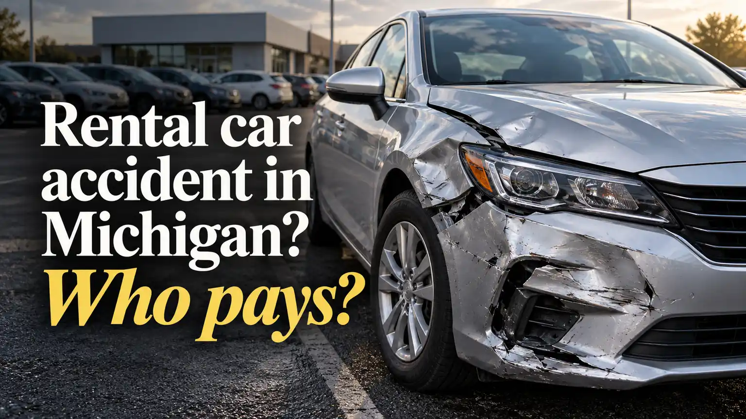 Injured in a Rental Car Accident in Michigan: Who Pays?
