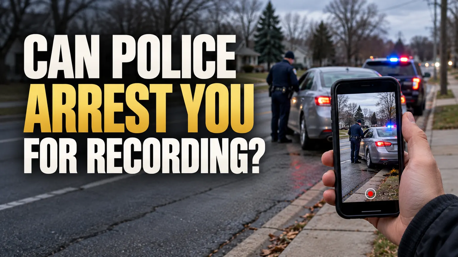 Can Police Arrest or Retaliate Against You for Recording Them in Michigan?