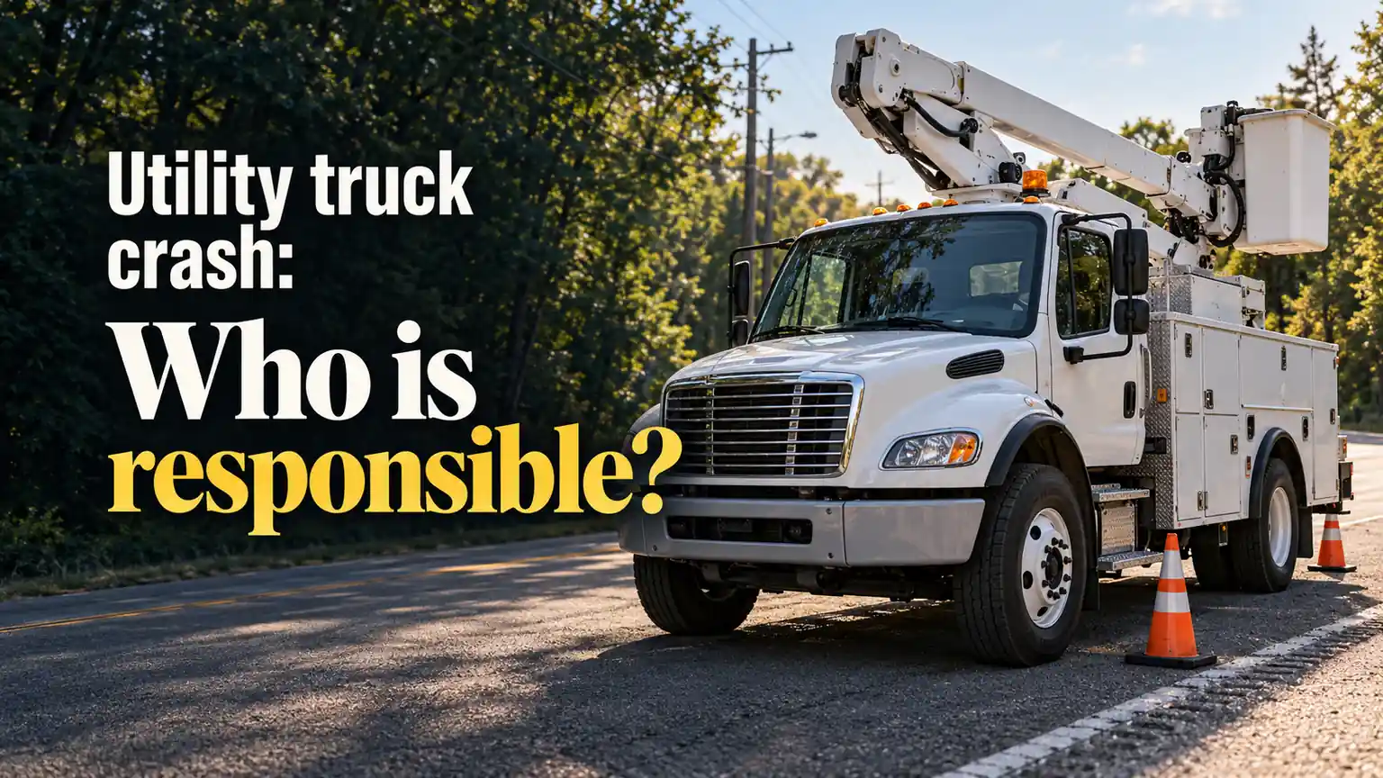 Michigan Utility Truck Accident Claims: Who May Be Responsible?