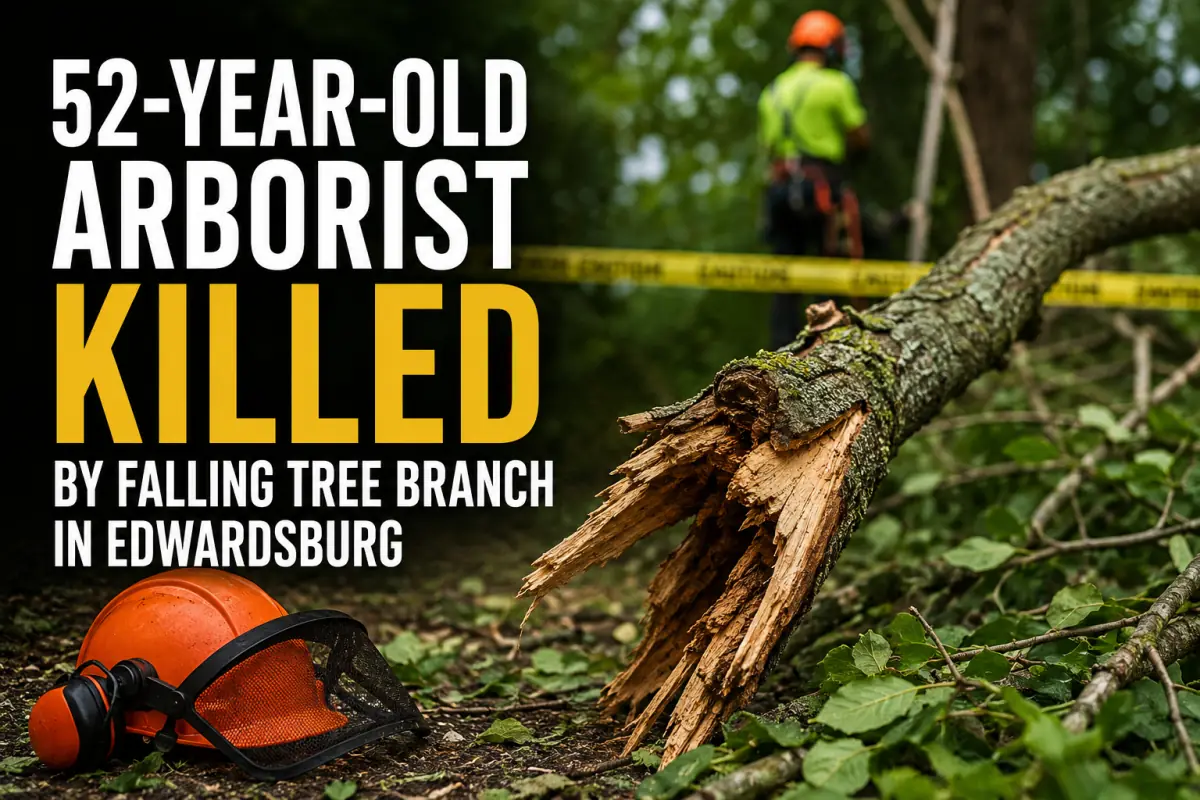 52-Year-Old Arborist Killed by Falling Branch in Edwardsburg
