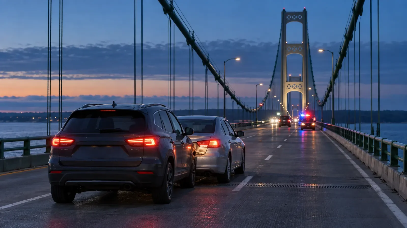 Mackinac Bridge reopens after crash seriously injures two