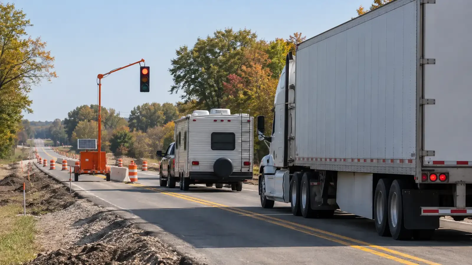 Semi driver dies in US-12 work zone crash