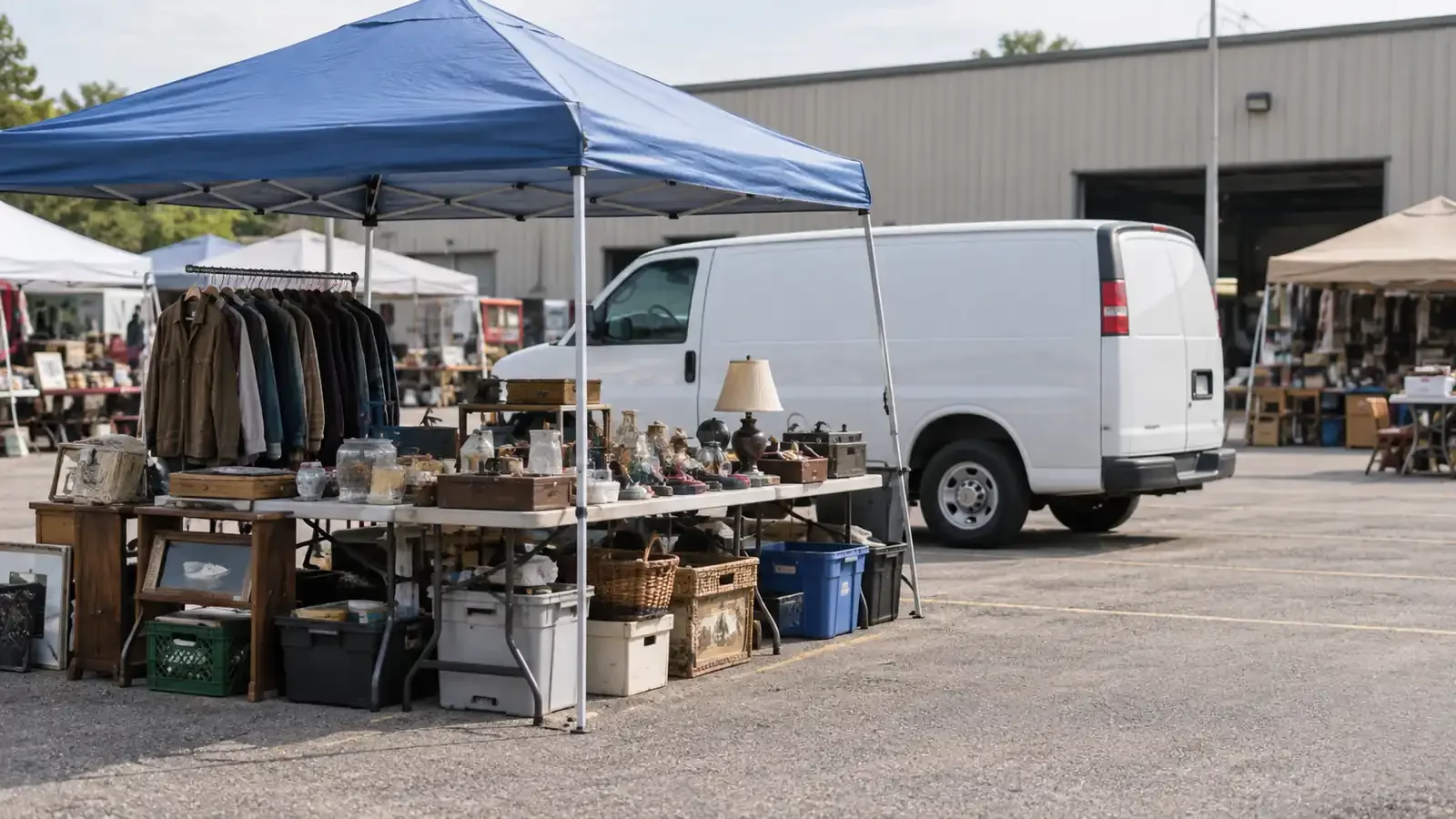 Vendor dies after van hits him at Warren flea market