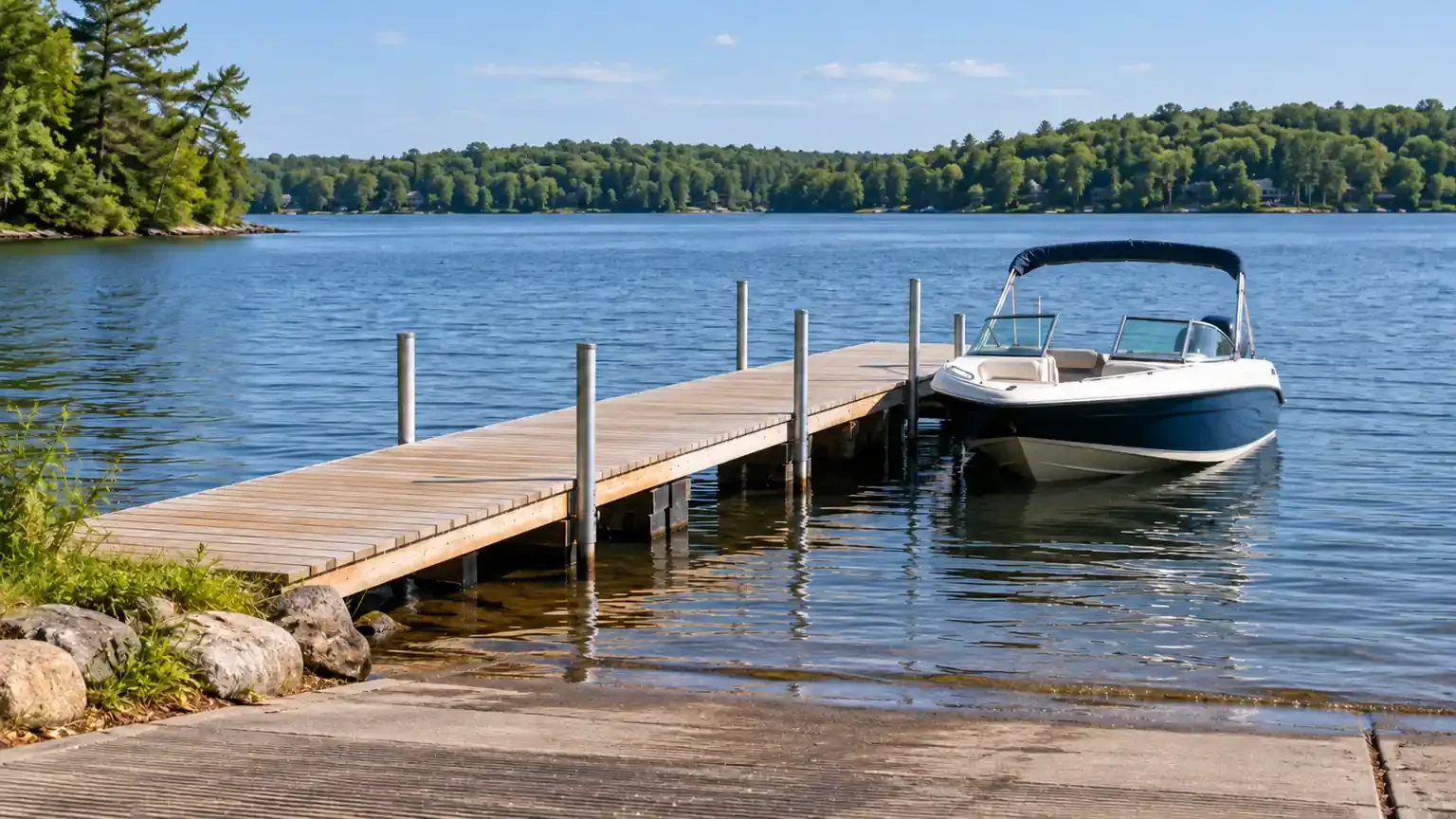 Man hospitalized after Paint Lake dock fall