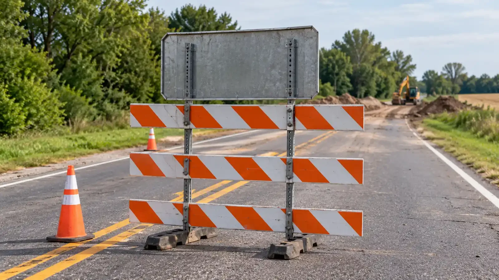 Road worker injured in Sanilac County SUV crash