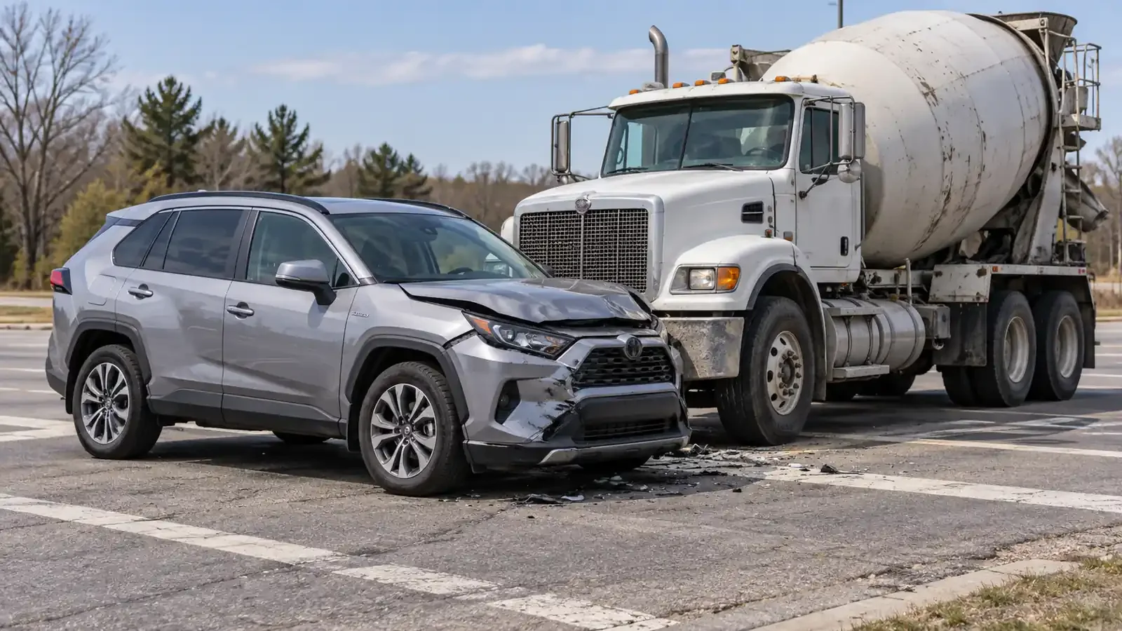 Fatal Olive Township cement truck crash