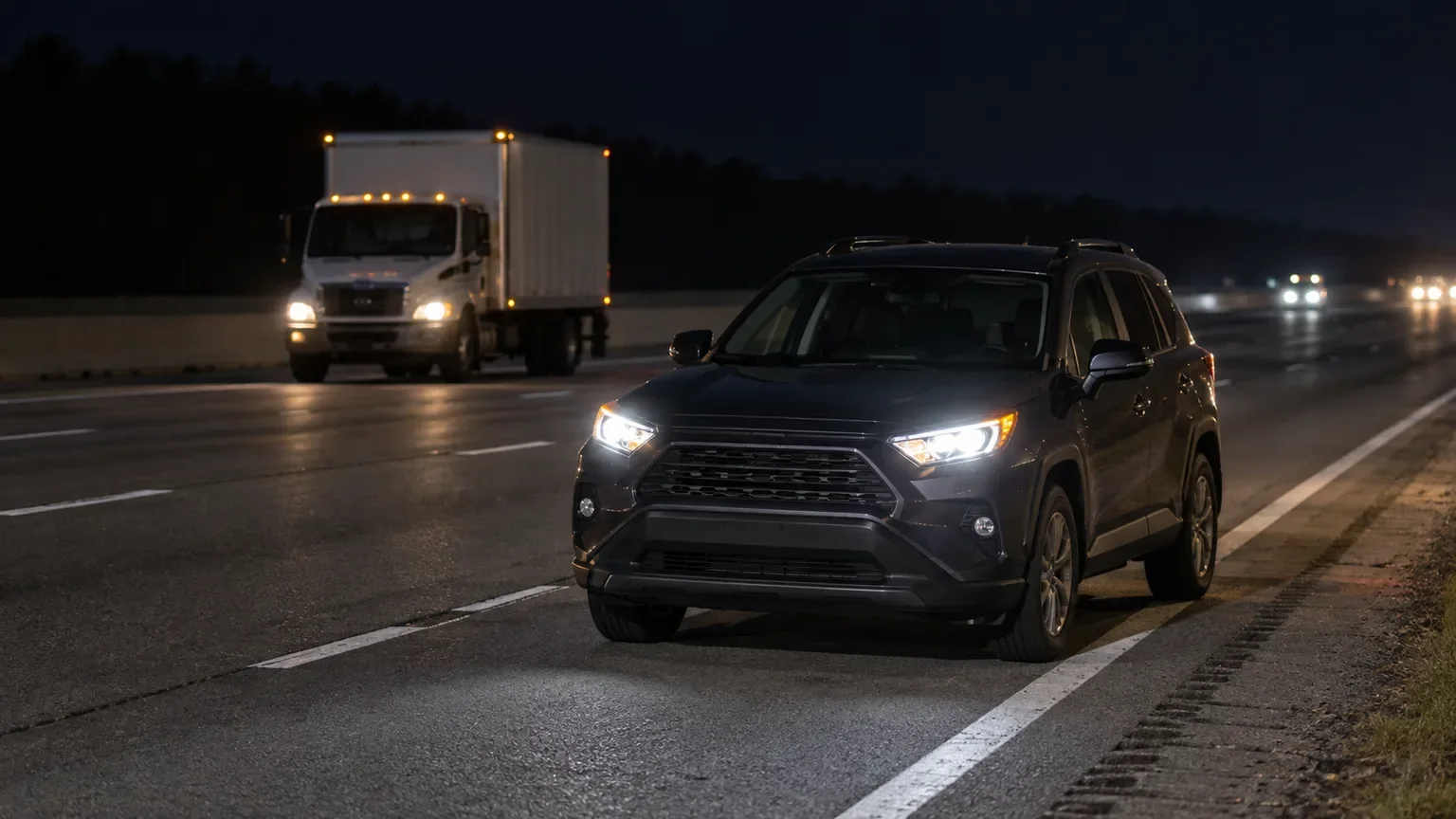 Man killed by FedEx truck after hitting deer on I-96