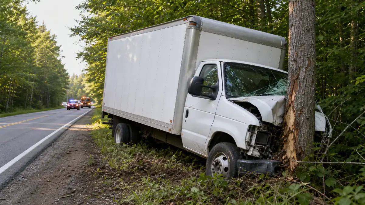 Box Truck Driver Injured in M-28 Crash Near Alger County Line