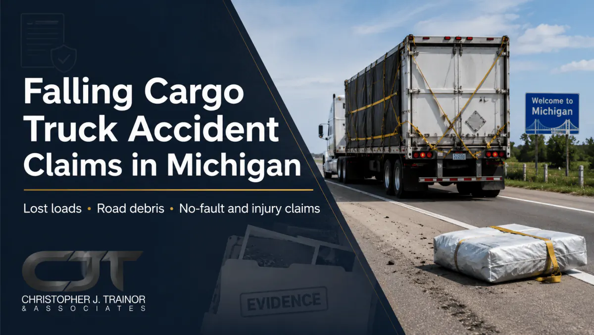 Who Is Responsible When Cargo Falls From a Truck in Michigan?
