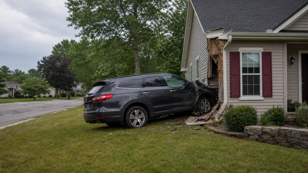 Driver Hospitalized After SUV Hits Georgetown Township Home