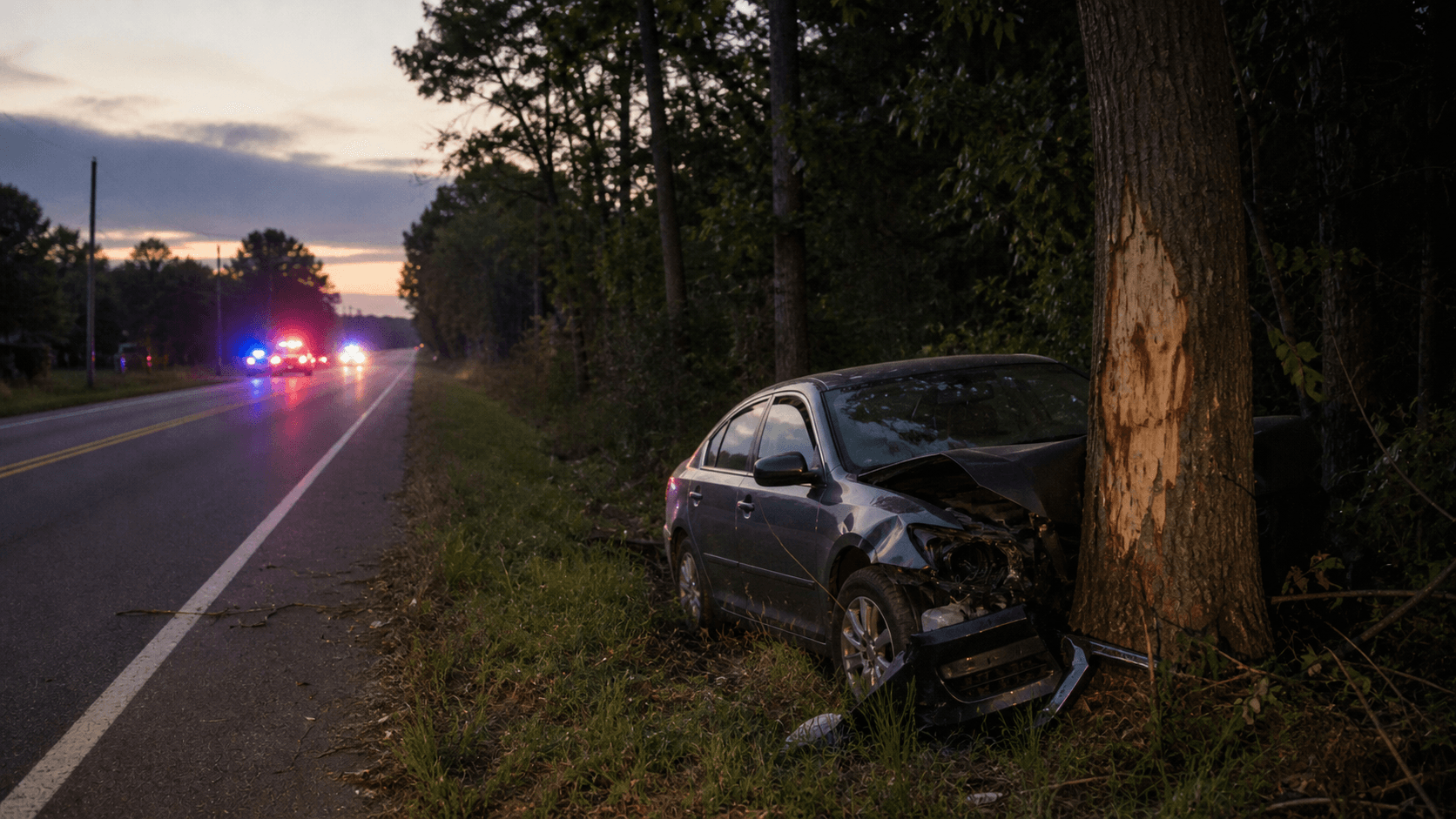 Driver killed after vehicle hits tree south of Hesperia