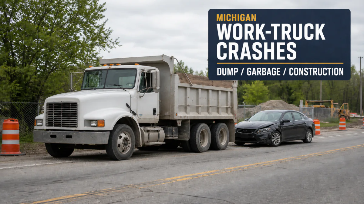Michigan Dump, Garbage, and Construction Truck Accident Claims