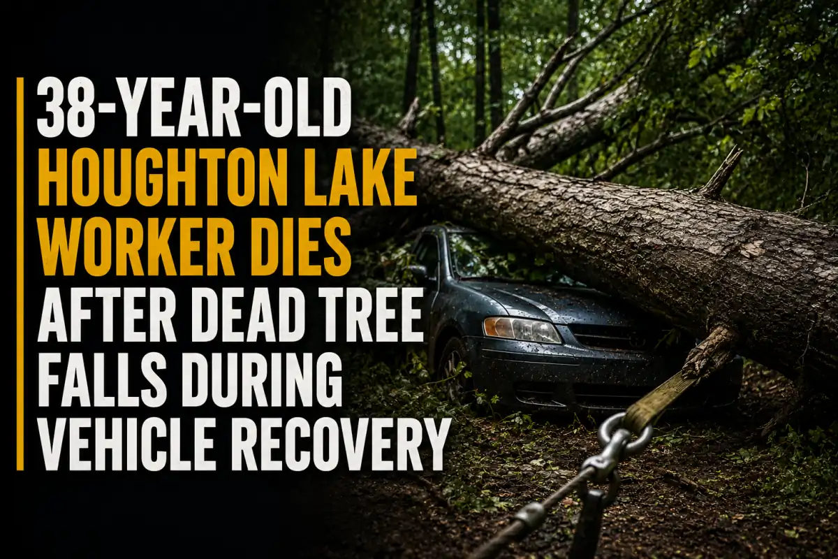 38-Year-Old Houghton Lake Worker Dies After Dead Tree Falls