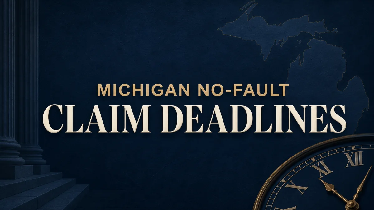 How Long Do You Have to File a No-Fault Claim in Michigan?
