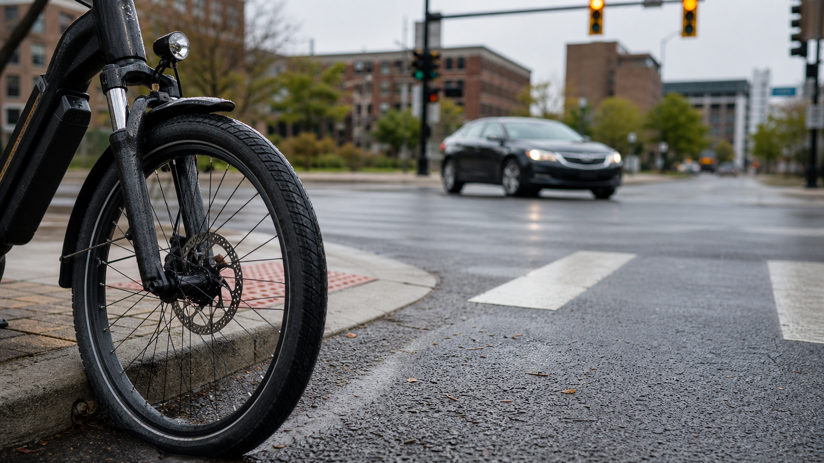 No serious injuries reported in Marquette e-bike crash with car