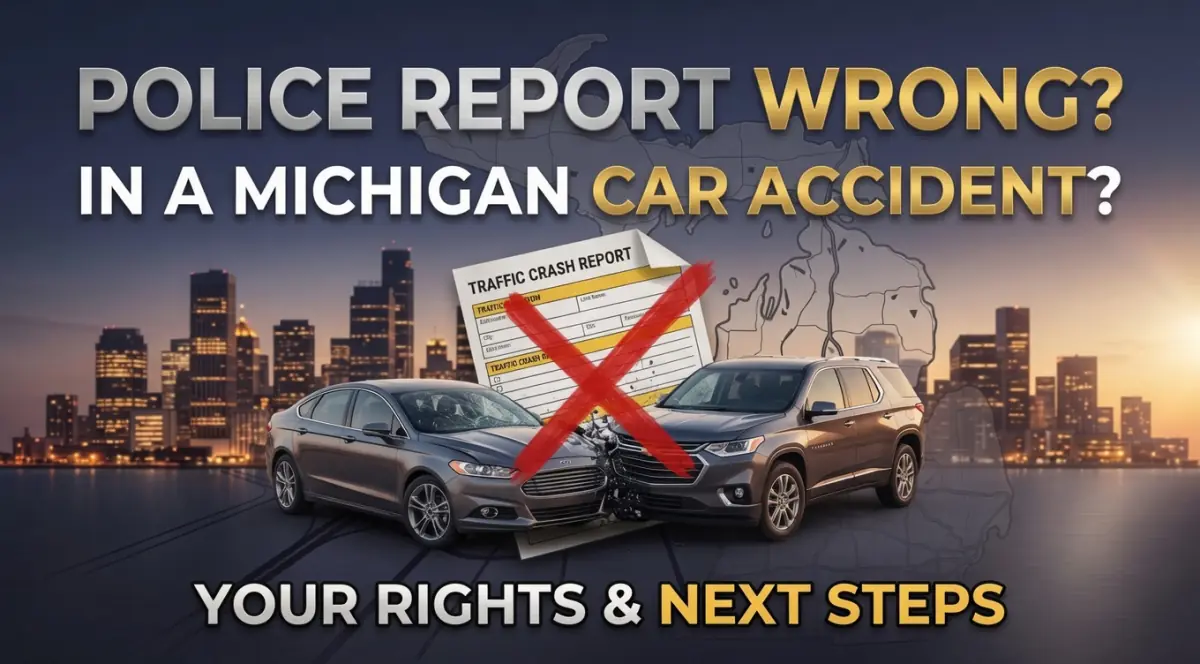What If the Police Report Is Wrong After a Michigan Car Accident?