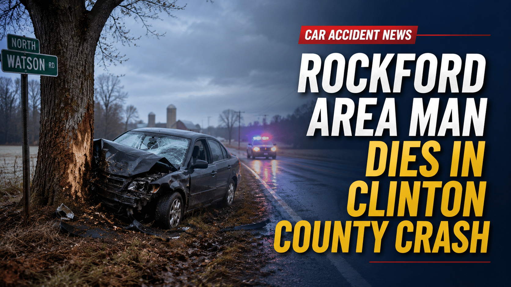 Rockford area man dies in Clinton County crash